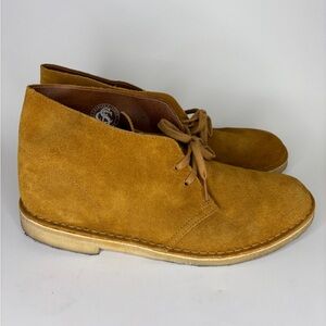 Clarks Originals Desert Chukka Boots Suede Tan Brown 11826 Men UK 11 US 12 EU 46
